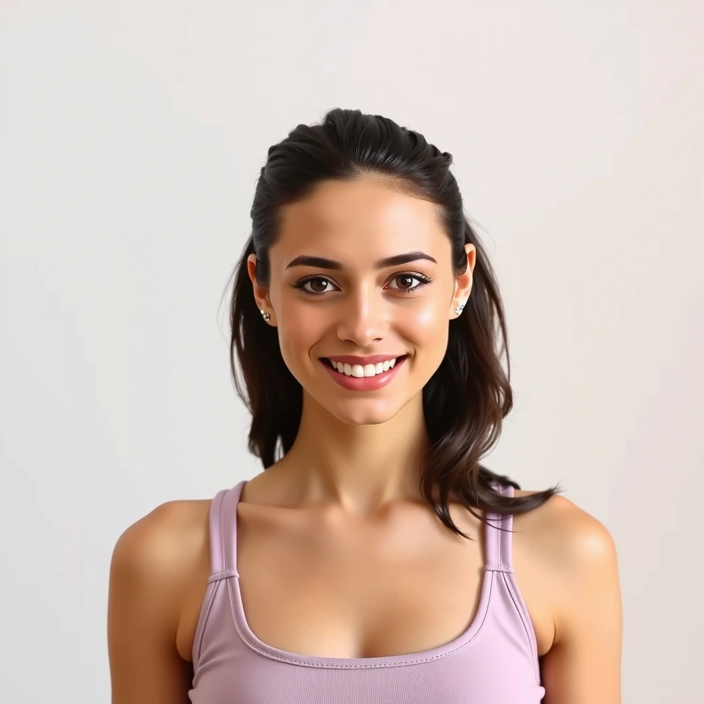 Portrait of a smiling female yoga instructor
