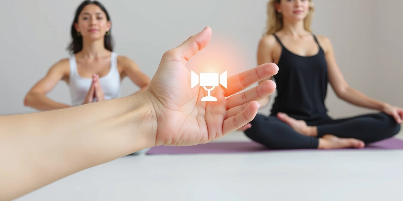 A serene, minimalist image depicting a hand holding a glowing communication icon, symbolizing connection and outreach.